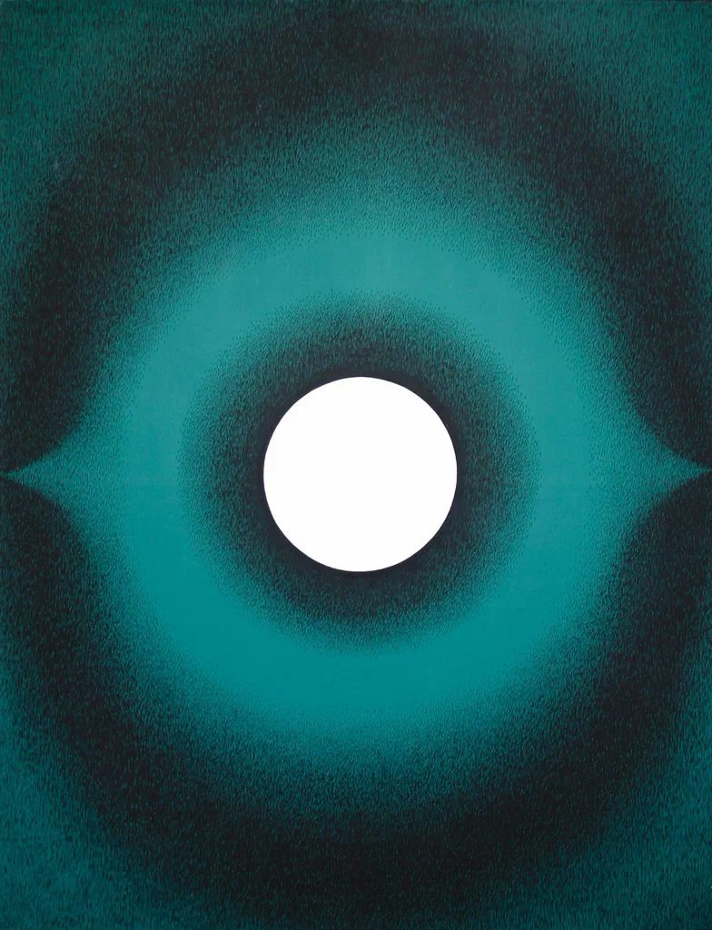 Astroide, Gemälde, Kunstharzfarbe auf Papier