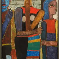 Ausstellungsbesucher