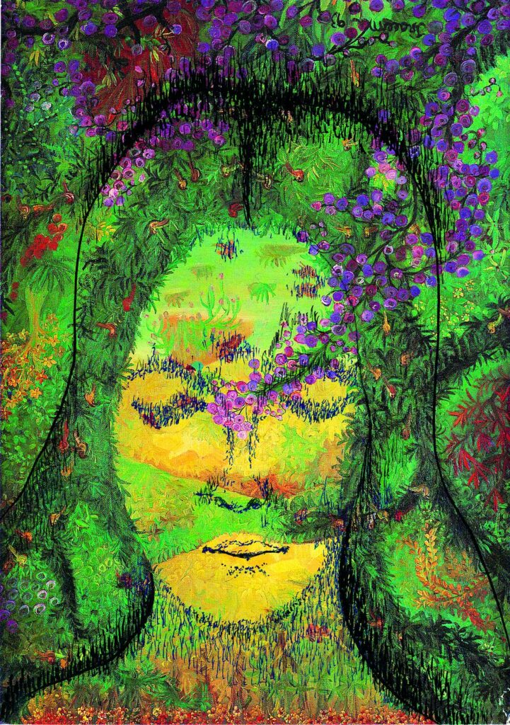 Die Träumerin Iracema, Digitalgrafik