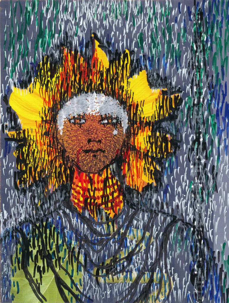 Die Sonnenpriesterin, Digitalgrafik