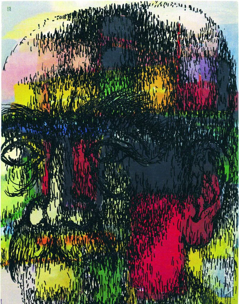 Der Zen-Meister, Digitalgrafik