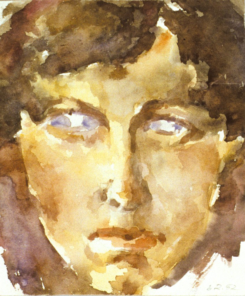 Evi, Aquarell auf Papier