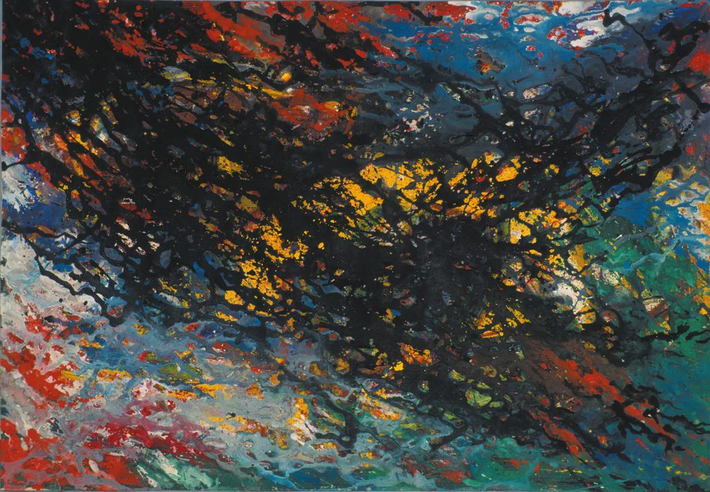 1960 Ohne Titel (TFL 10/60), Gemälde