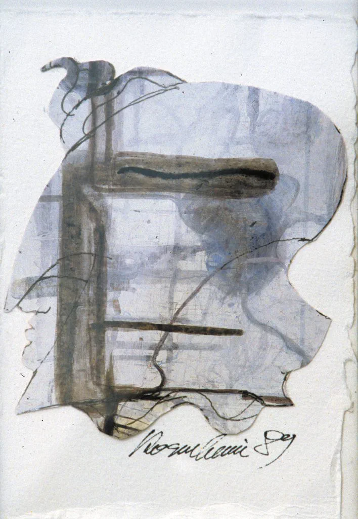 Kleiner Kopf, Tusche auf Papier