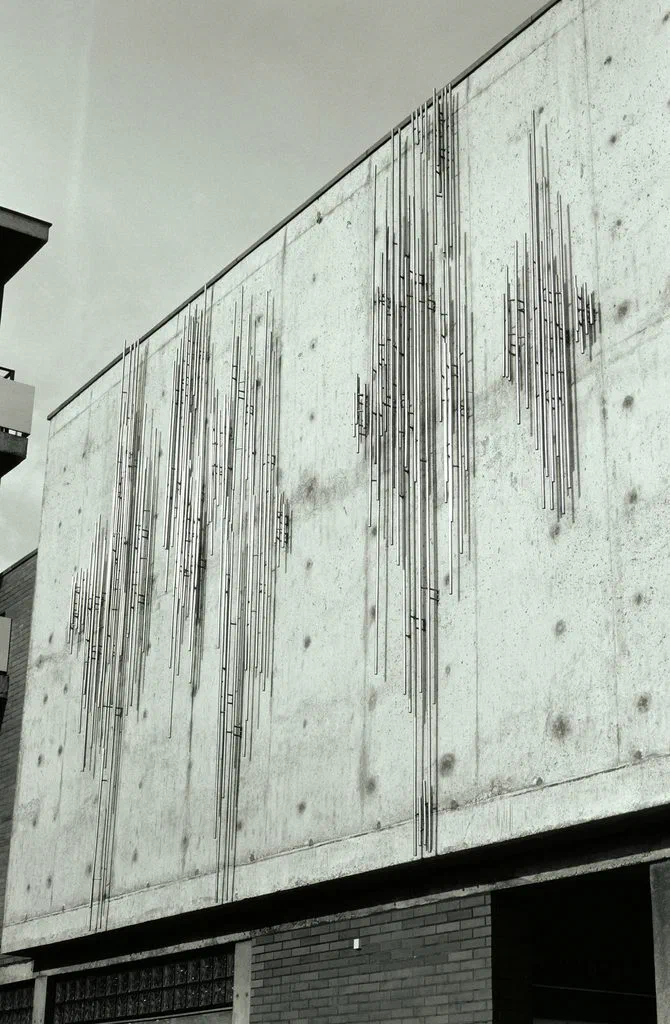 Lichtrelief, Wandrelief, Detailansicht