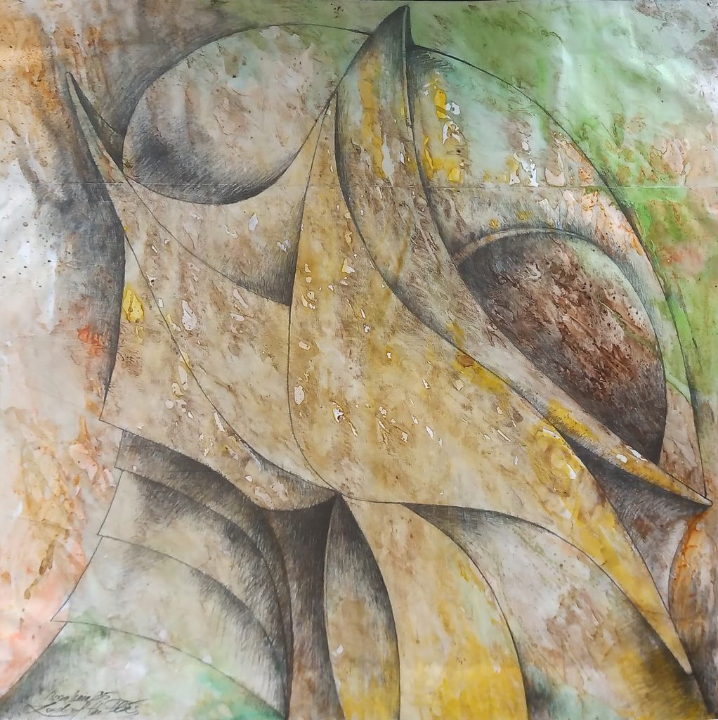 Lord of the Flies, Acryl auf Papier