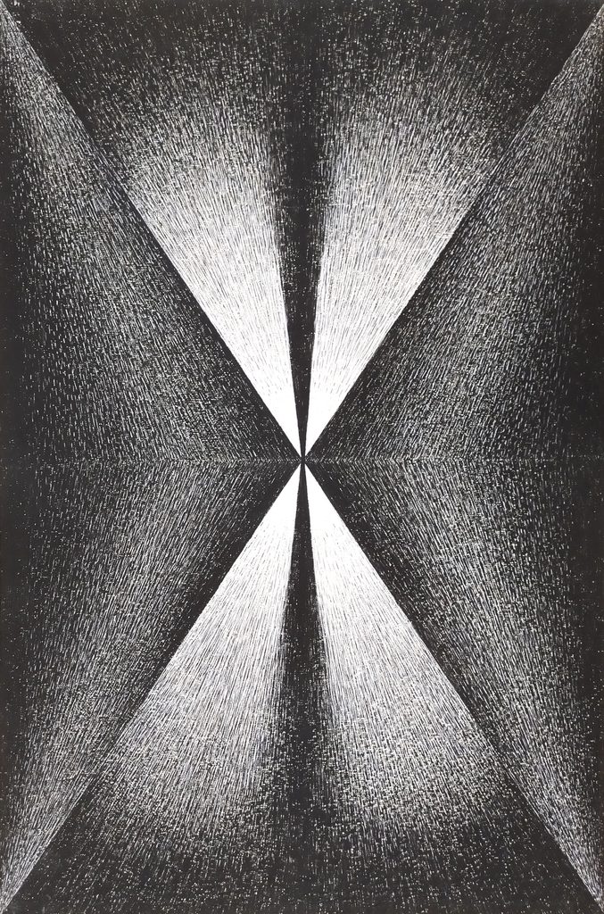 1969 Ohne Titel (X1/69), Kunstharzfarbe auf Leinwand