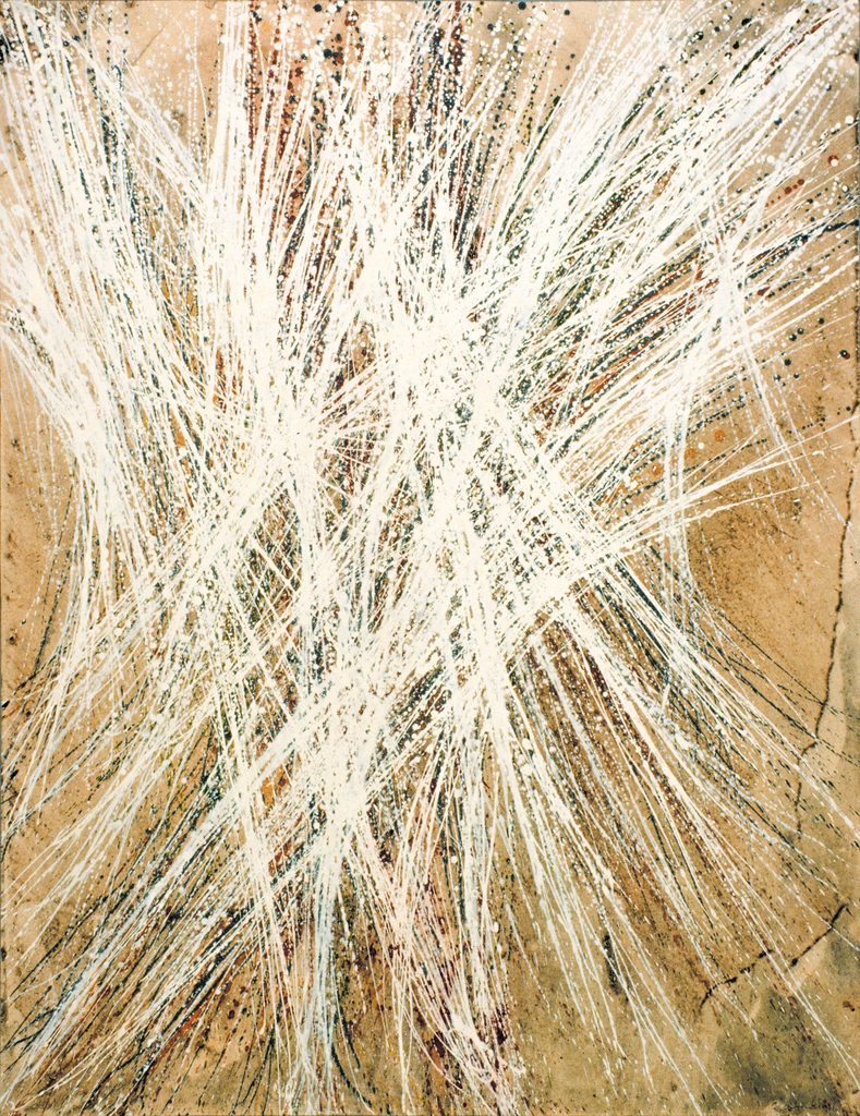 1962 Ohne Titel (T VII-62), Tempera auf Papier
