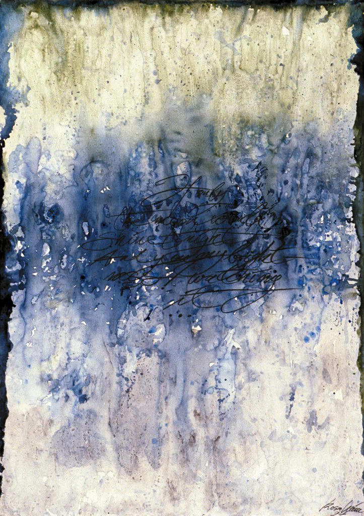 The Great Wall 8, Acryl und Bleistift auf Papier