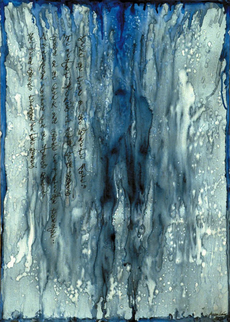 The Great Wall 11, Acryl und Bleistift auf Papier