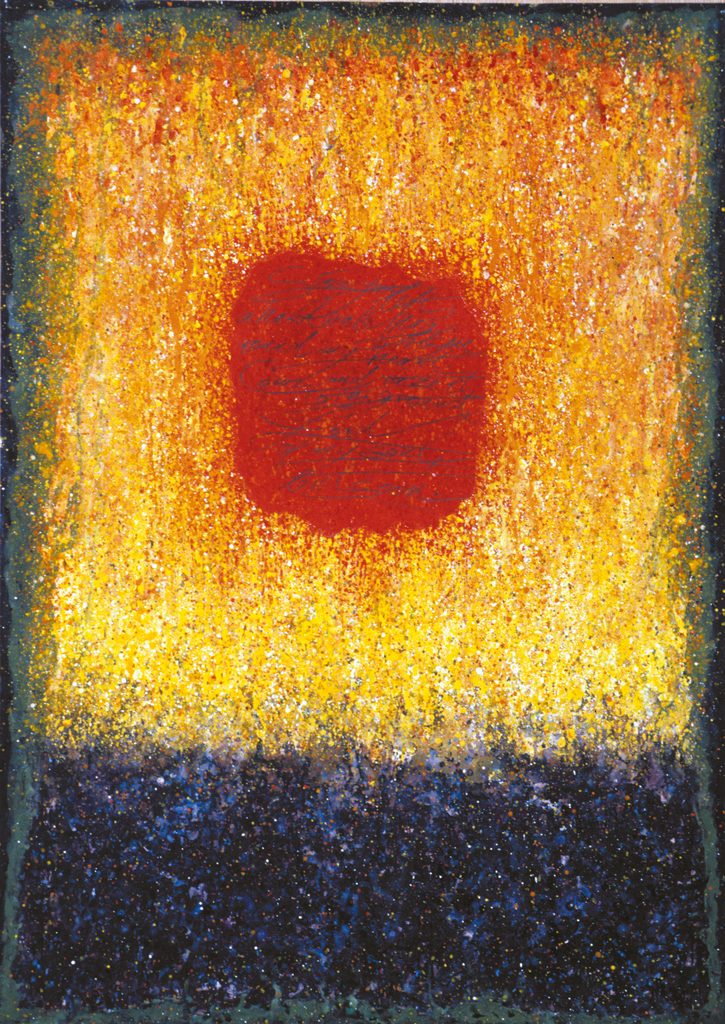 The Great Wall 12, Acryl und Bleistift auf Papier