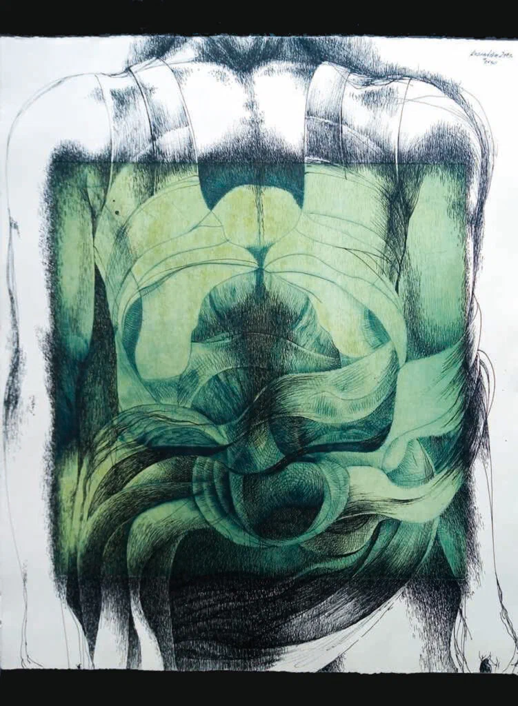 Torso. 2003. Zeichnung Bernd Rosenheim